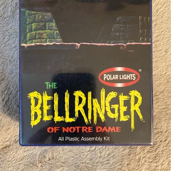 Vintage 90’s Polar Lights The Bell Ringer Of Notre Dame Model Kit - Picture 3 of 7